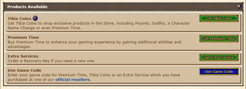 Where can I buy Tibia Coins?