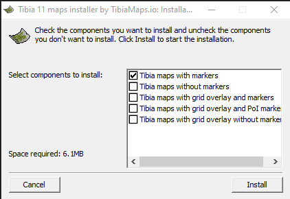 How to Install Tibia Maps Step 1